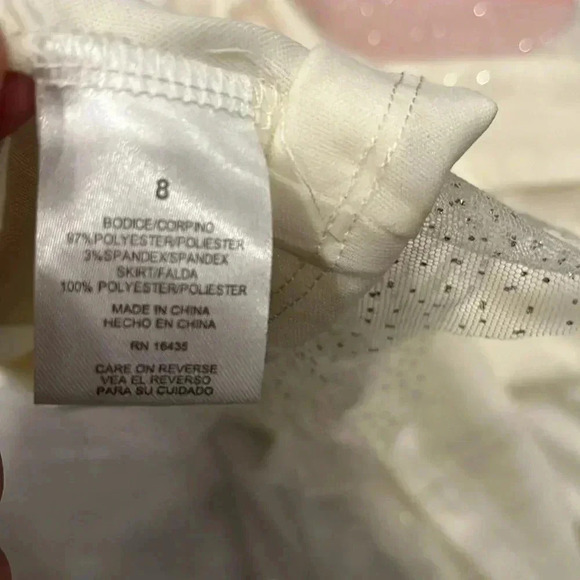 [8]Nannette Kids Girls Sleeveless Pinky/White Party Dress  with Heart Pattern - Picture 4 of 4